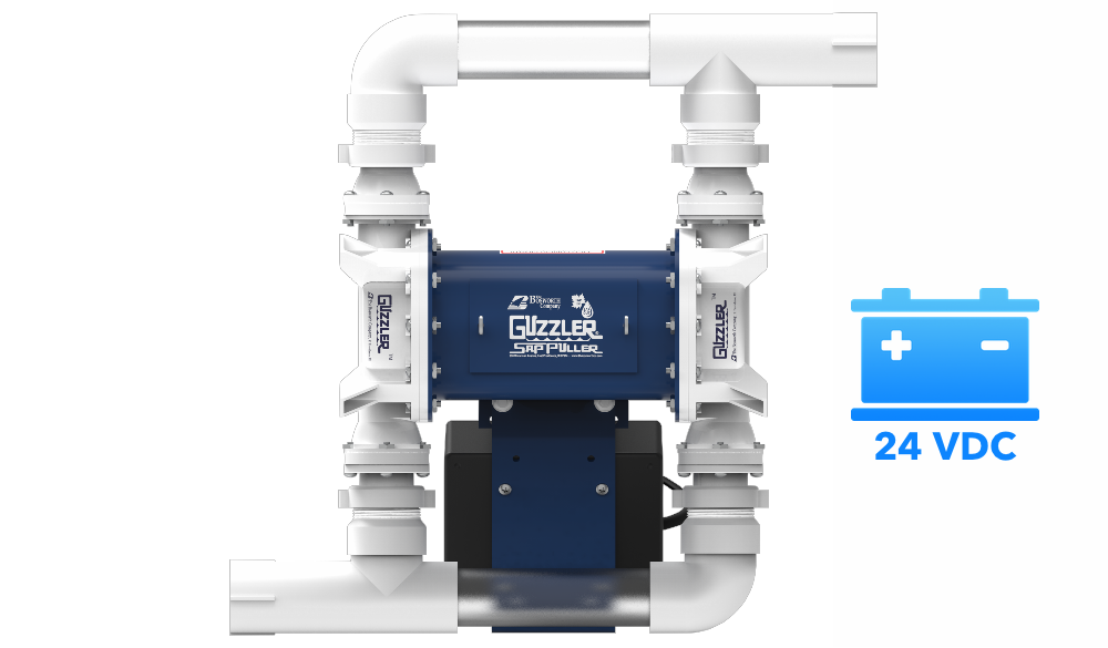 Guzzler&reg; G2 SapPuller 24 VDC Double Diaphragm